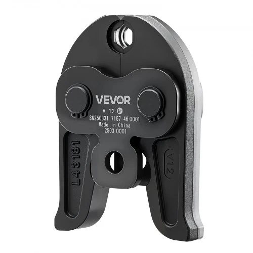 VEVOR V12 presavimo žandikaulis, 12 mm V tipo nerūdijančio plieno vamzdžiams