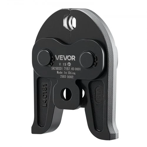 VEVOR V15 presavimo žandikaulis, 15 mm V tipo nerūdijančio plieno vamzdžiams
