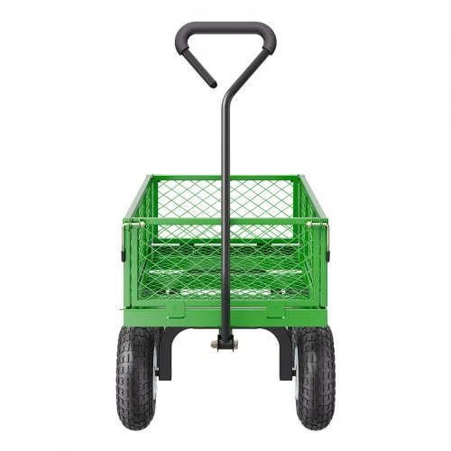 VEVOR V680 sodo vežimėlis ant ratų, plieno, geltonas / juodas, 308,44 kg