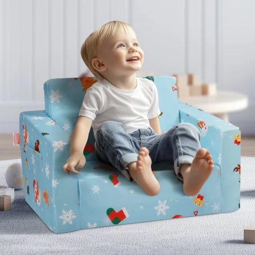 VEVOR Vaikiška sofa FL-XY-3, dangaus mėlyna