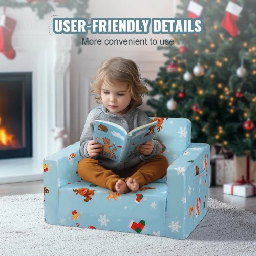 VEVOR Vaikiška sofa FL-XY-3, dangaus mėlyna