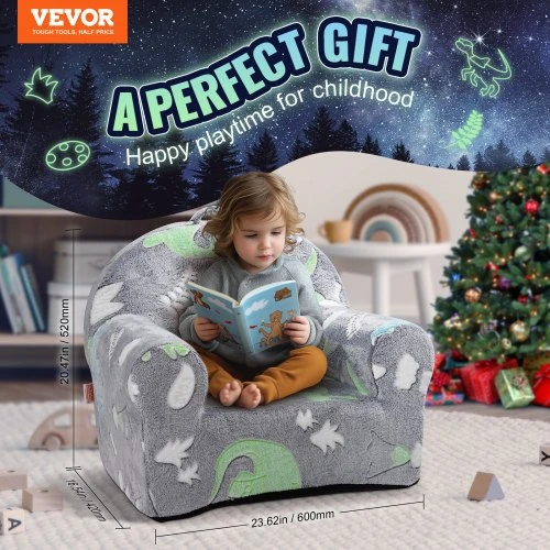 VEVOR Vaikiška sofa kėdė ETSF017, pilka