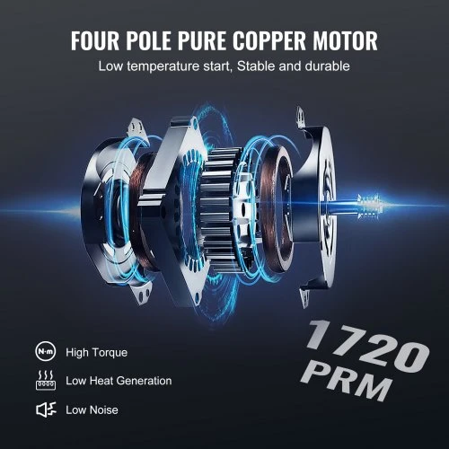 VEVOR Vakuuminė kamera 11,4 l ir 3,5 CFM siurblio rinkinys