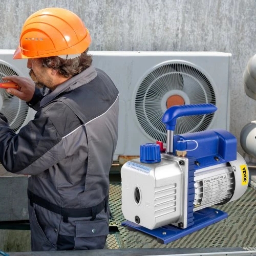 Koduva VEVOR vakuuminė kamera 2 gal/7,6 l su 4 CFM 113 l/min 1/3 AG vakuuminiu siurbliu