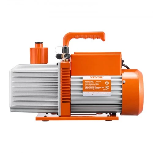 Koduva VEVOR vakuuminis siurblys, 254 l/min (9 CFM), 2 pakopų rotacinis mentinis, R134a R22 R410a sistemoms