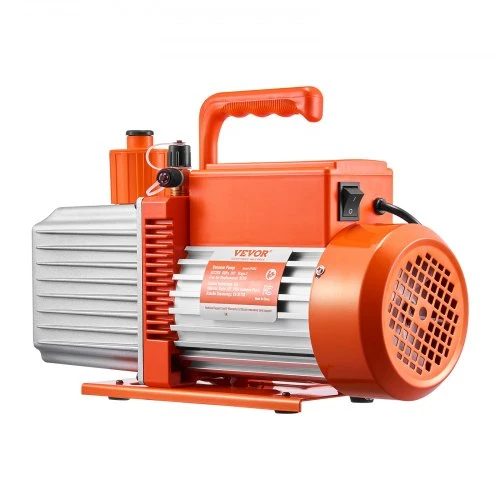 Koduva VEVOR vakuuminis siurblys, 254 l/min (9 CFM), 2 pakopų rotacinis mentinis, R134a R22 R410a sistemoms