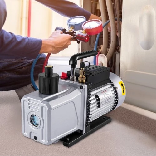Koduva VEVOR vakuuminis siurblys, 340 l/min (12 CFM), įleidimo anga 1/4"