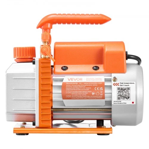 Koduva VEVOR vakuuminis siurblys, 3,5 CFM (99 L/min), vienos pakopos HVAC rotacinis mentinis, R134a/R22/R410a, 1/4 AG