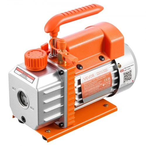 Koduva VEVOR vakuuminis siurblys, 3,5 CFM (99 L/min), vienos pakopos HVAC rotacinis mentinis, R134a/R22/R410a, 1/4 AG