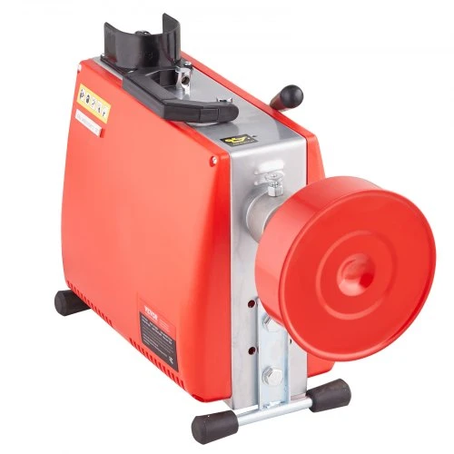 VEVOR Vamzdžių užsikimšimų valymo mašina 20 m x 16 mm 250 W, rankinis padavimas
