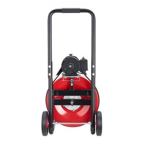 VEVOR Vamzdžių valymo mašina 30 m x 19 mm, automatinio padavimo, su 4 antgaliais ir kojiniu jungikliu