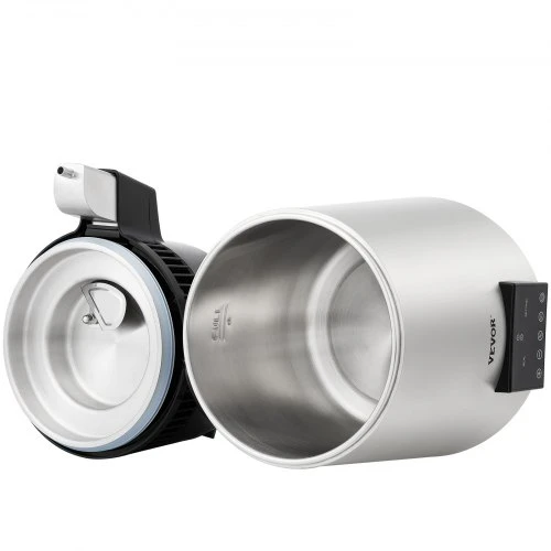 VEVOR Vandens distiliuoklis, 1 l/h, 4 l, 750 W, su 0–99 h laikmačiu ir dvigubu temperatūros ekranu