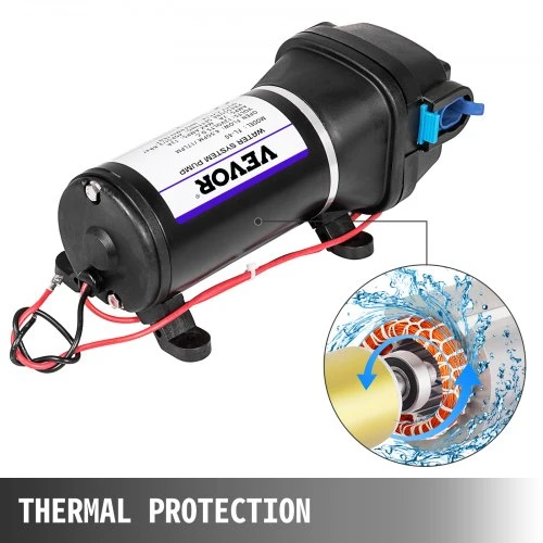 VEVOR Vandens slėgio diafragminis siurblys FL-40, 12V, 17 l/min, ketaus