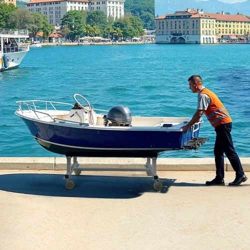VEVOR Vandens transporto dolly, 1800 lb keliamoji galia, PWC stovas su fiksuota atrama ir 4 ratukais su 2 stabdžiais