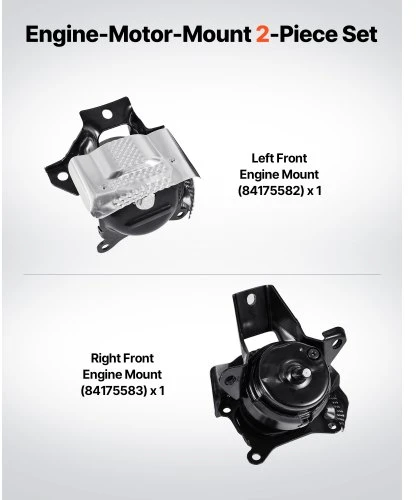 VEVOR Variklio atramų rinkinys, 2 vnt., skirtas 2014–2018 Chevrolet Silverado 1500 5.3L V8, OE 84175582, 84175583