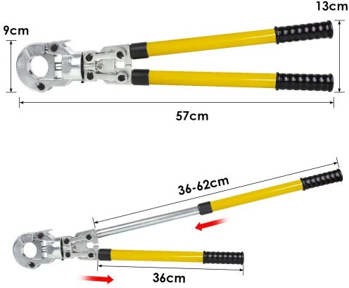 Koduva VEVOR varinių vamzdžių užspaudimo replės, V 12–28 mm, TH 16–32 mm, 360° galvutė