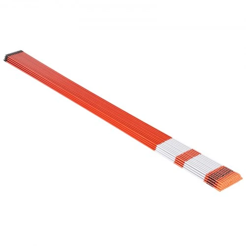VEVOR Važiuojamosios dalies žymekliai, 100 vnt., 183 cm, 7,87 mm, su 12 col. plieniniais grąžtais