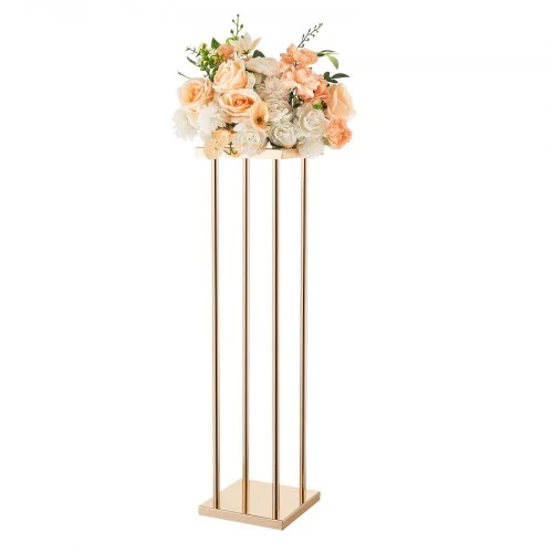 Koduva VEVOR vestuvinis gėlių stovas, 10 vnt., 200 x 200 x 800 mm, prancūziško aukso
