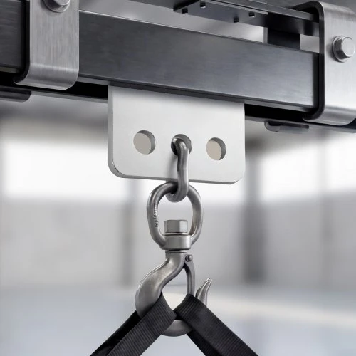 Koduva VEVOR vežimėlio ritinėlių rinkinys strypiniam kanalui, 4 vnt., 499 kg, Q235 plienas