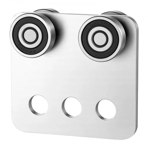 Koduva VEVOR vežimėlio ritinėlių rinkinys strypiniam kanalui, 4 vnt., 499 kg, Q235 plienas