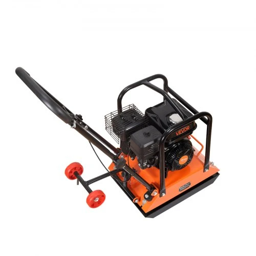 VEVOR Vibroplokštė, 6,5 AG 212CC benzininis variklis, 6400 VPM, 15 kN, 53 x 40 cm plokštė