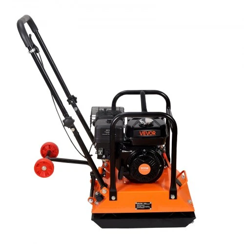 VEVOR Vibroplokštė, 6,5 AG 212CC benzininis variklis, 6400 VPM, 15 kN, 53 x 40 cm plokštė