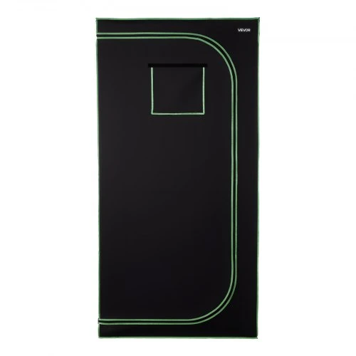 VEVOR Vidaus auginimo palapinė, 100 x 100 x 200 cm, 600D, su stebėjimo langeliu ir padėklu