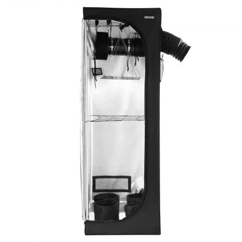 Koduva VEVOR vidinės auginimo palapinės rinkinys, 60 x 60 x 180 cm, su pilno spektro LED šviestuvu ir ventiliacijos sistema