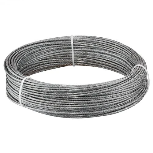 VEVOR Vielinio lyno rinkinys, 35,1 m, 304 nerūdijantis plienas, 1,5 mm