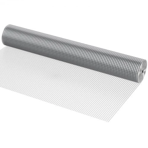 VEVOR Vielos tinklas 1/2 colio, 48 col. x 50 pėdų, 19 AWG, cinkuotas