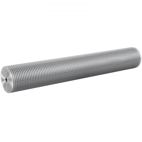 VEVOR Vielos tinklas 1/2 colio, 48 col. x 50 pėdų, 19 AWG, cinkuotas