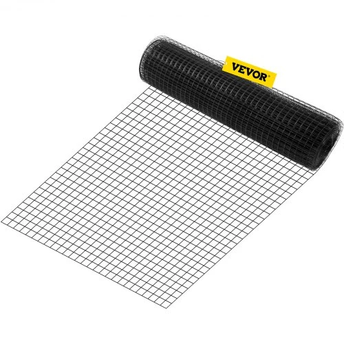 VEVOR Vielos tinklas 24" x 100', 1" x 1", cinkuotas plienas, 16 gauge, su pjaustymo replėmis ir audinio pirštinėmis