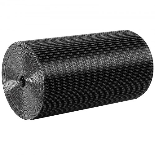VEVOR Vielos tinklas 24" x 100' cinkuotas, 19 gauge, juodos vinilo dangos