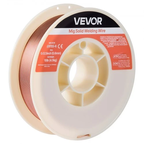 Koduva VEVOR vientisa MIG suvirinimo viela ER70S-6 0,6 mm 4,5kg