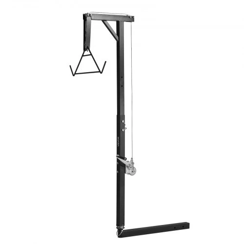 VEVOR Vilkimo kablio žvėrienos keltuvas, 300 lbs, 2 colių jungtis, 360° pasukamas velenas, reguliuojamas aukštis