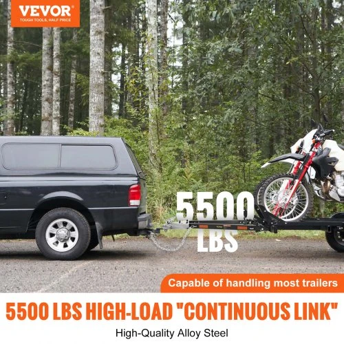 VEVOR Vilkimo strypas, 5500 lbs, su grandinėmis, 2 colių rutulio kabliui