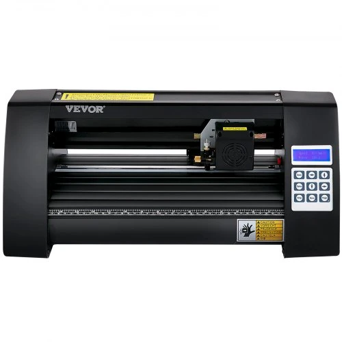 Koduva VEVOR vinilo pjaustyklė, 375 mm, LED ekranas, automatinė, su optiniu jutikliu ir SignMaster, skirta Windows