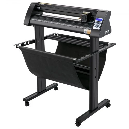 Koduva VEVOR vinilo pjaustyklė, 870 mm braižytuvas, su LED ekranu ir stovu