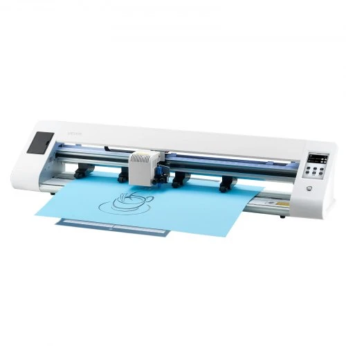 Koduva VEVOR vinilo pjaustymo mašina su automatinio krašto aptikimo funkcija, 2 peiliukai, USB