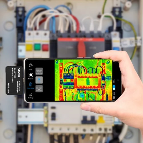 VEVOR VT256 šiluminė kamera telefonams ir planšetėms, Android ir iOS, 512 x 384, 25 Hz