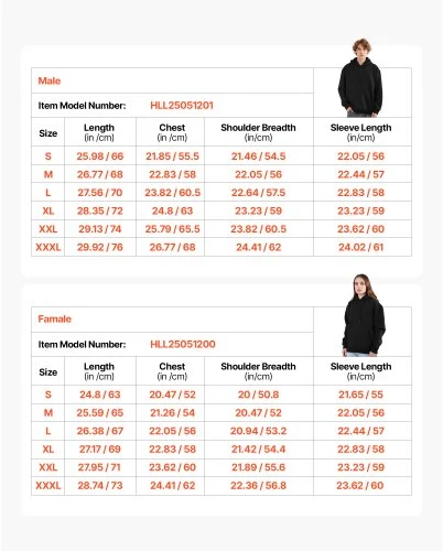 Koduva VEVOR vyriškas puloveris su gobtuvu, XL, juodas