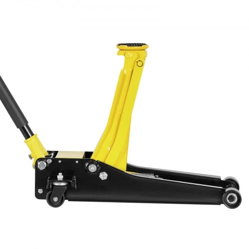 VEVOR Žemas automobilio domkratas, 2 t, plieno, su dvigubais stūmokliais, 75–505 mm