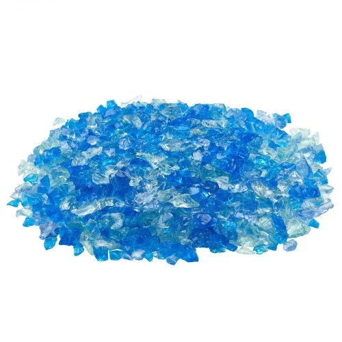 Koduva VEVOR židinų stiklas, 10 lbs / 4,5kg, 3/4 col. / 19,05 mm, aqua mėlynas + caribbean mėlynas + aqua žalias