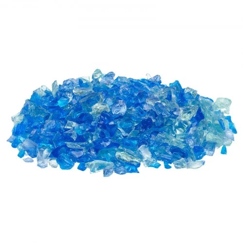 Koduva VEVOR židinų stiklas, 10 lbs / 4,5kg, 3/4 col. / 19,05 mm, aqua mėlynas + caribbean mėlynas + aqua žalias