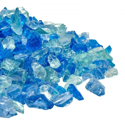 Koduva VEVOR židinų stiklas, 10 lbs / 4,5kg, 3/4 col. / 19,05 mm, aqua mėlynas + caribbean mėlynas + aqua žalias