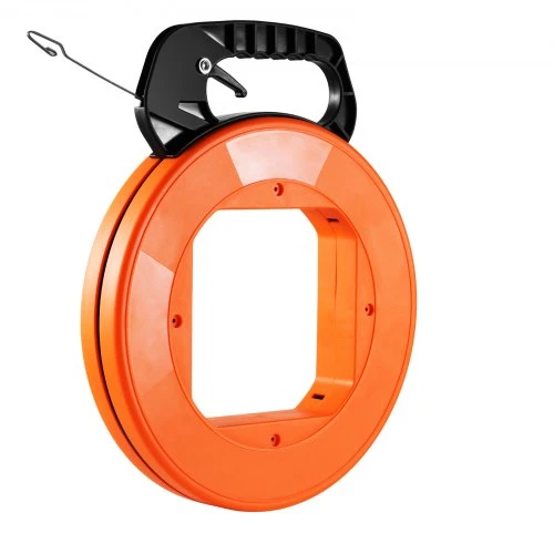 Koduva VEVOR žuvies juosta kabeliui ir laidui traukti, 36 m x 3,1 mm, plieninė, su tvirtu plastikiniu dėklu