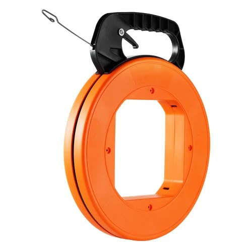 Koduva VEVOR žuvies juosta kabeliui ir laidui traukti, 36 m x 3,1 mm, plieninė, su tvirtu plastikiniu dėklu