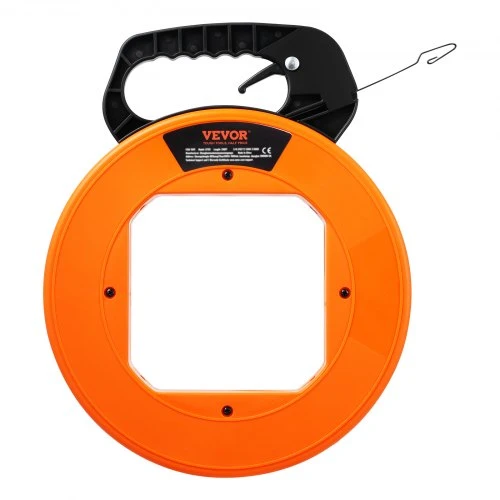 Koduva VEVOR žuvies juosta kabeliui ir laidui traukti, 36 m x 3,1 mm, plieninė, su tvirtu plastikiniu dėklu