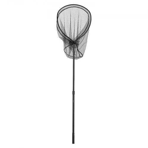 VEVOR Žvejybos tinklas su teleskopine rankena, 66 cm tinklo anga, 6063 aliuminis, juodas