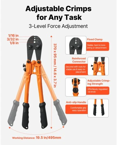 VEVOR Vielinio lyno rinkinys, 3,2 mm, 30,5 m, 304 nerūdijantis plienas
